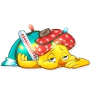 🤒-Chicken Chuu, Telegram Sticker