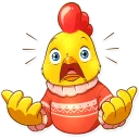 😱-Chicken Chuu, Telegram Sticker