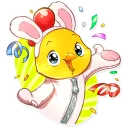 🐰-Chicken Chuu, Telegram Sticker
