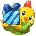 🎁-Chicken Chuu, Telegram Sticker