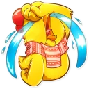 😭-Chicken Chuu, Telegram Sticker
