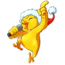 🎤-Chicken Chuu, Telegram Sticker