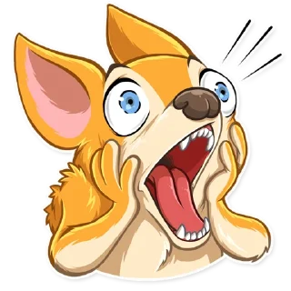 😱-Chihuahua Chica, Telegram Sticker