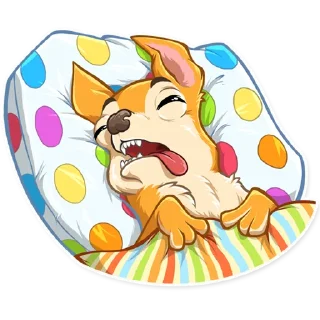 😴-Chihuahua Chica, Telegram Sticker
