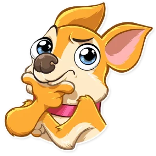 🤔-Chihuahua Chica, Telegram Sticker