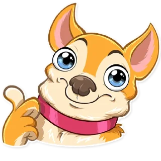 👍-Chihuahua Chica, Telegram Sticker