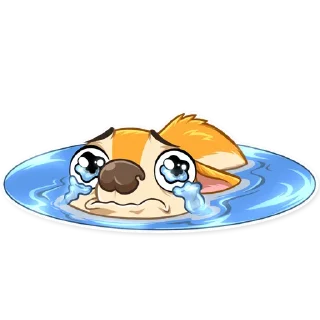 😭-Chihuahua Chica, Telegram Sticker