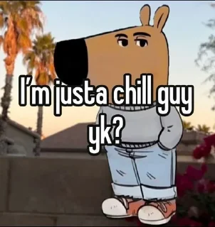 🌟-Chillguy @stiker_memee :: @fStikBot, Telegram Sticker