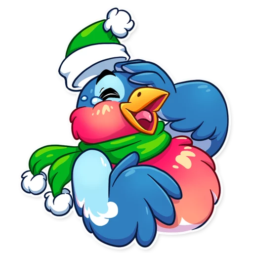 Chris the Bullfinch, telegram sticker