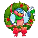 👋-Chris the Bullfinch, Telegram Sticker