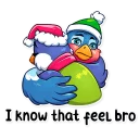 🤗-Chris the Bullfinch, Telegram Sticker