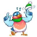 🎶-Chris the Bullfinch, Telegram Sticker