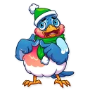 😅-Chris the Bullfinch, Telegram Sticker