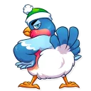 😠-Chris the Bullfinch, Telegram Sticker