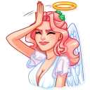 🤦‍♂️-Christmas Angel, Telegram Sticker