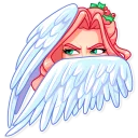 👀-Christmas Angel, Telegram Sticker