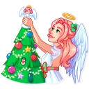 🎄-Christmas Angel, Telegram Sticker
