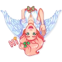 👋-Christmas Angel, Telegram Sticker