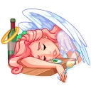 🥂-Christmas Angel, Telegram Sticker