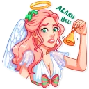 ‼️-Christmas Angel, Telegram Sticker