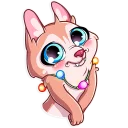 😊-Christmas Dog, Telegram Sticker