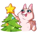 🎄-Christmas Dog, Telegram Sticker