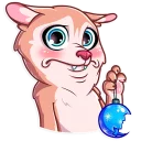 😥-Christmas Dog, Telegram Sticker