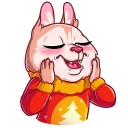 😌-Christmas Dog, Telegram Sticker