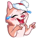 😂-Christmas Dog, Telegram Sticker