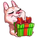 🎁-Christmas Dog, Telegram Sticker