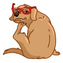 🤔-hristmas Dogs, Telegram Sticker