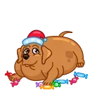 🍬-hristmas Dogs, Telegram Sticker