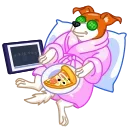 🍿-hristmas Dogs, Telegram Sticker
