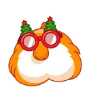 🍑-hristmas Dogs, Telegram Sticker