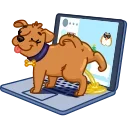 😈-hristmas Dogs, Telegram Sticker
