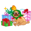 🎁-hristmas Dogs, Telegram Sticker
