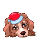 💔-hristmas Dogs, Telegram Sticker