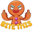 🖕-Gingy, Telegram Sticker