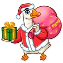 🎅-Christmas Goose, Telegram Sticker