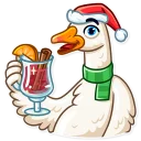 🍹-Christmas Goose, Telegram Sticker