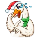 😂-Christmas Goose, Telegram Sticker