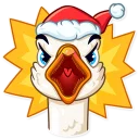 😡-Christmas Goose, Telegram Sticker