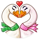 💑-Christmas Goose, Telegram Sticker