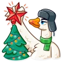 🎄-Christmas Goose, Telegram Sticker