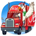 👋-Christmas Goose, Telegram Sticker