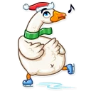 🙄-Christmas Goose, Telegram Sticker