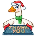 ☺️-Christmas Goose, Telegram Sticker