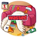 😵-Christmas Goose, Telegram Sticker