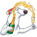 🍾-hristmas is oming, Telegram Sticker