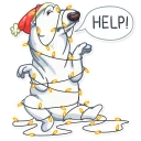 😐-hristmas is oming, Telegram Sticker